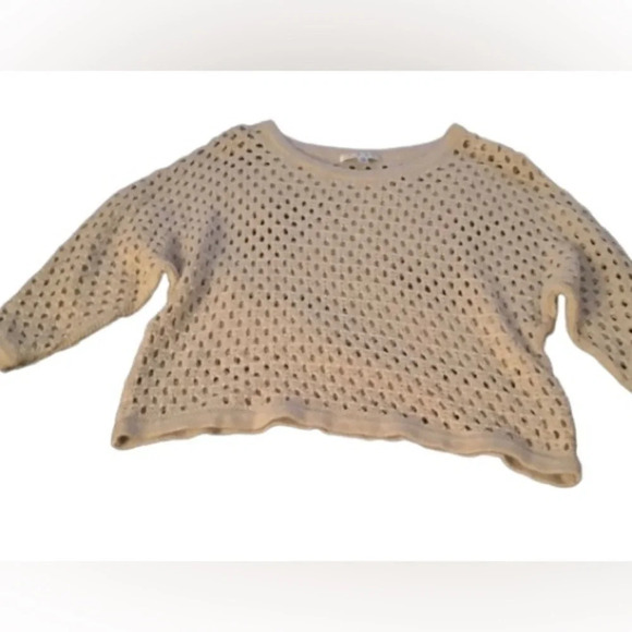 CAbi Seaside cotton crop 100% cotton Sweater, size XS - Picture 1 of 5
